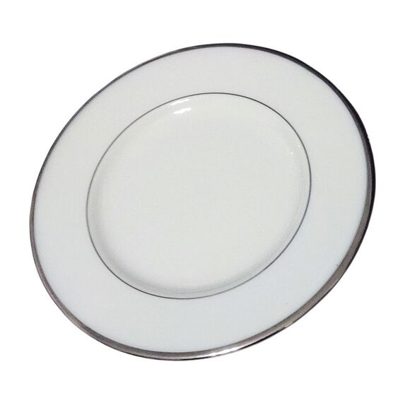 Lenox Montclair China Platinum Ivory Dishes 3 Bread & Butter Plates 6.5 Inch - Picture 3 of 7